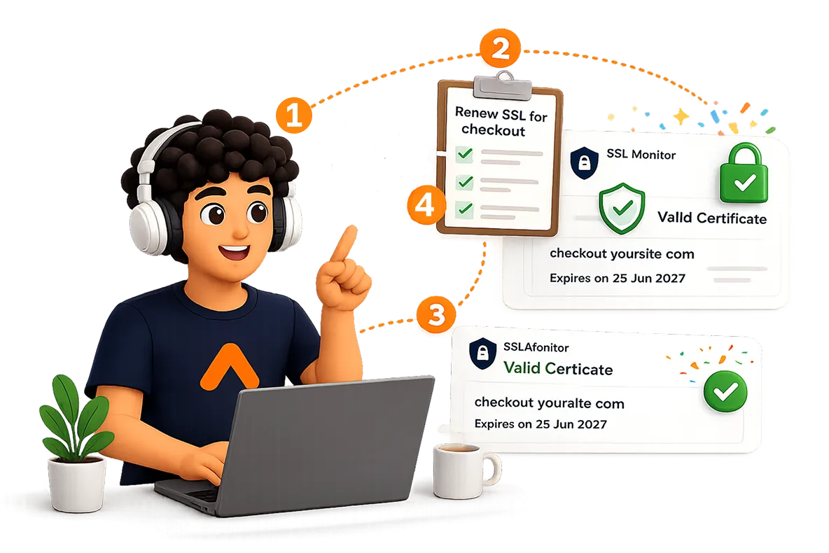 A stress-free SSL renewal handled during business hours
